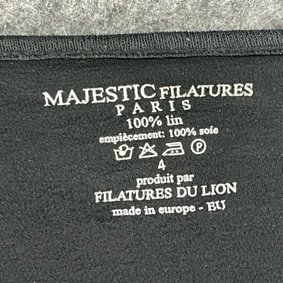 Majestic Filatures Linen and Silk Cardigan Size 4 - Picture 5 of 7